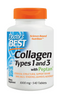 Doctor's Best Collagen Types 1&3 with Peptan 1,000 mg 540 Tablets