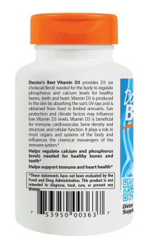 Doctor's Best Vitamin D3 5,000 IU 720 Softgels
