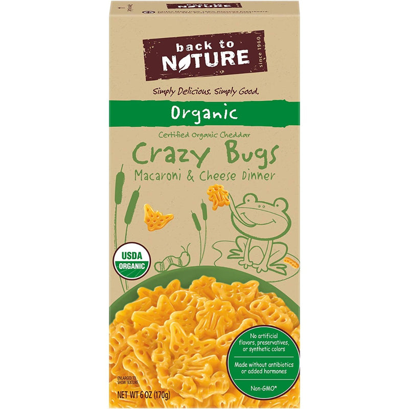 Back To Nature Crazy Bugs Organic Macaroni & Cheese Dinner 6 oz
