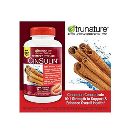 Trunature Advanced Strength CinSulin 170 Veg Capsules