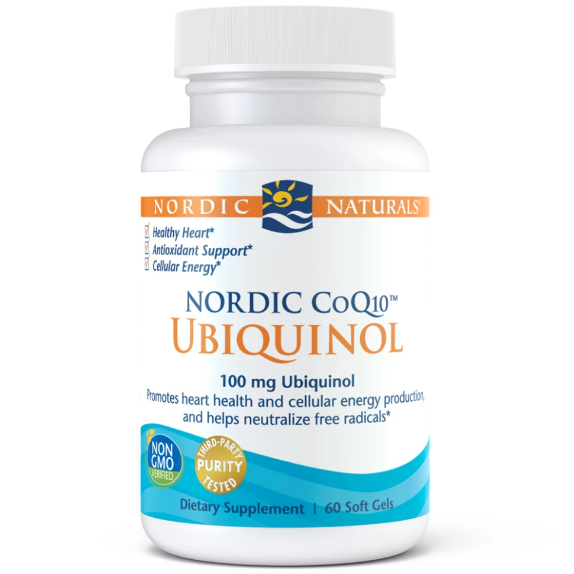 Nordic Naturals CoQ10 Ubiquinol 60 Softgels