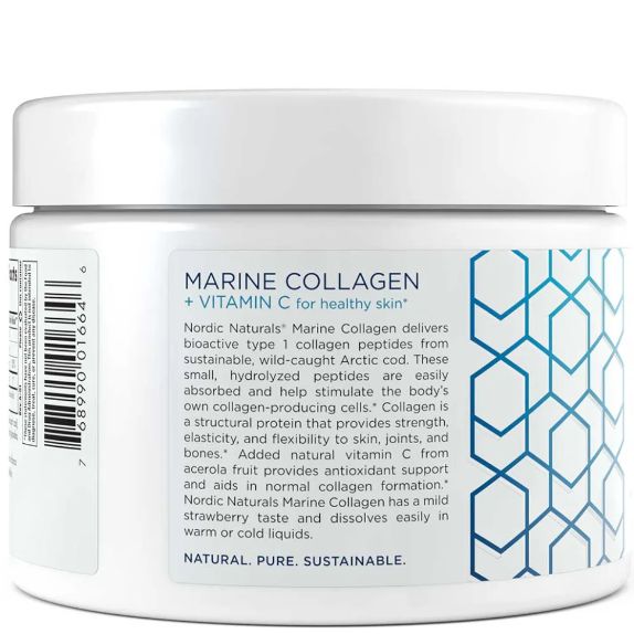 Nordic Naturals Marine Collagen Strawberry 5.29 oz