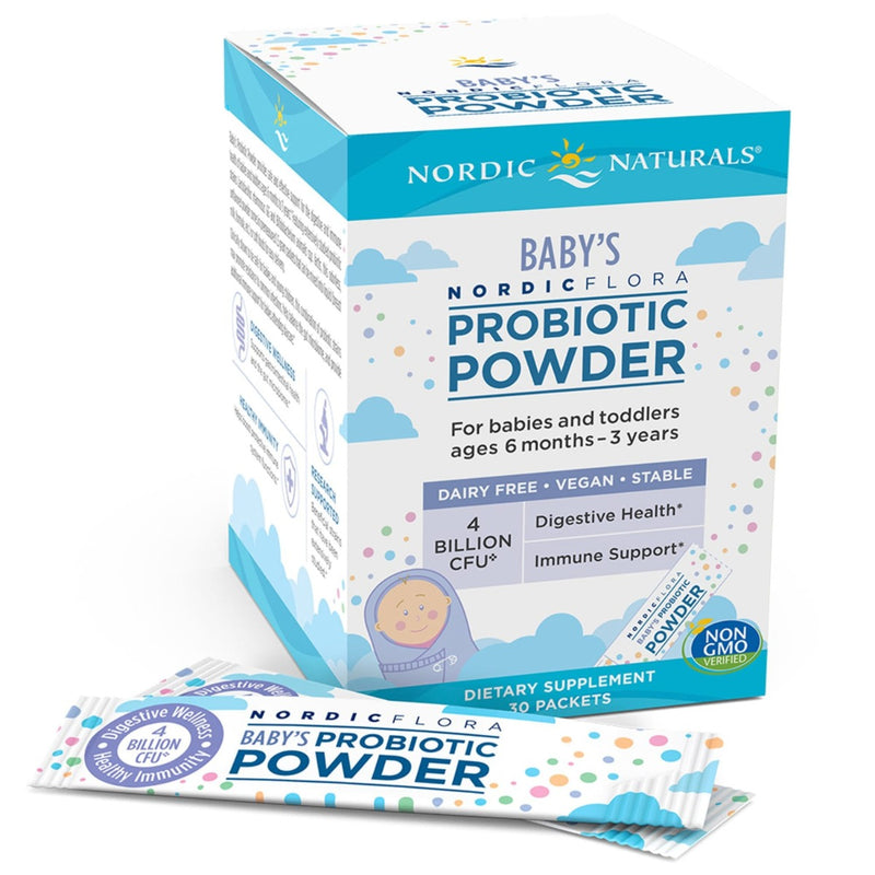Nordic Naturals Babys Nordic Flora Probiotic Powder 30 Packets