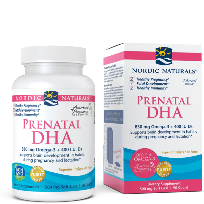 Nordic Naturals Prenatal DHA Unflavored 90 Softgels
