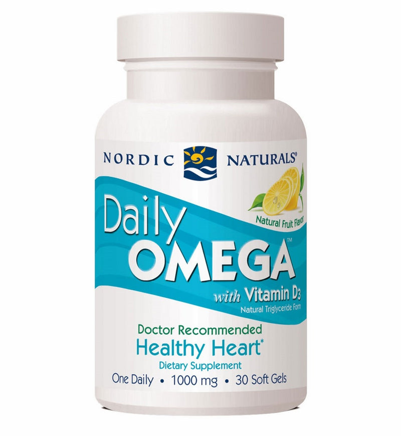 Nordic Naturals Daily Omega with Vitamin D3 30 Softgels