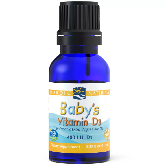 Nordic Naturals Baby's Vitamin D3 400 IU 0.37 fl oz