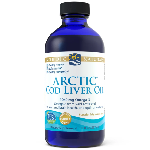 Nordic Naturals Arctic Cod Liver Oil No added flavor 8 fl oz
