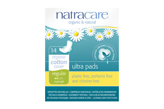 NatraCare Ultra Pads Regular with wings (Normal) 14 pads