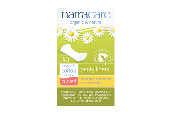 NatraCare Panty Liners CURVED 30 Count