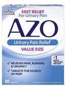 Azo Urinary Pain Relief Value Size 30 Tablets