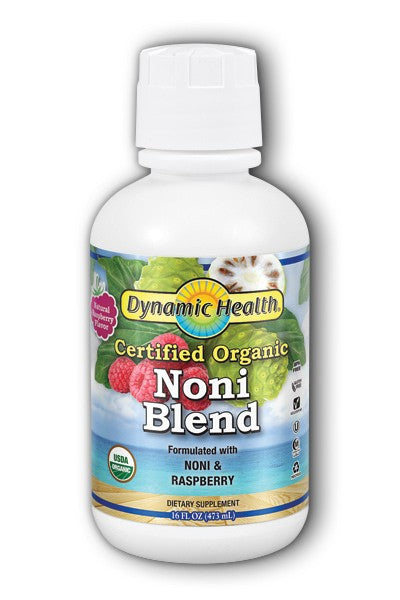 Dynamic Health Noni Juice Tahitian Organic Noni Blend Noni & Raspberry 16 fl oz