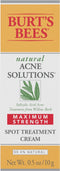 Burts Bees Natural Acne Solutions Spot Treatment Cream 0.5 oz