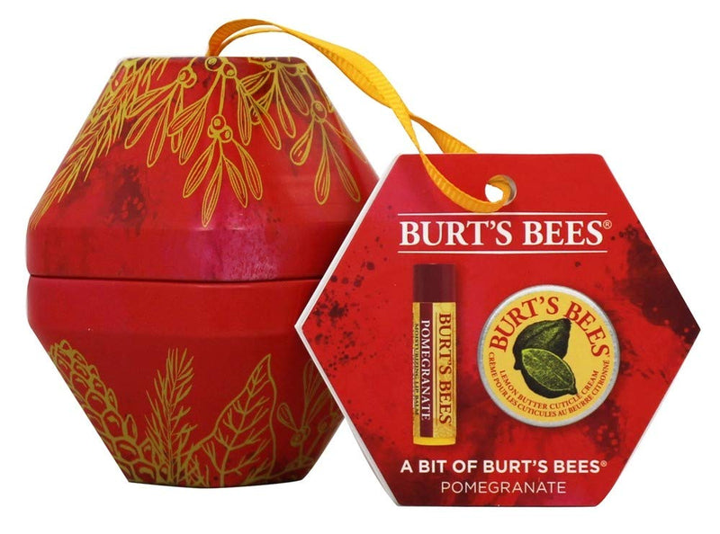 Burt's Bees Lip Balm + Cuticle Cream Pomegranate and Lemon Butter 0.18 oz