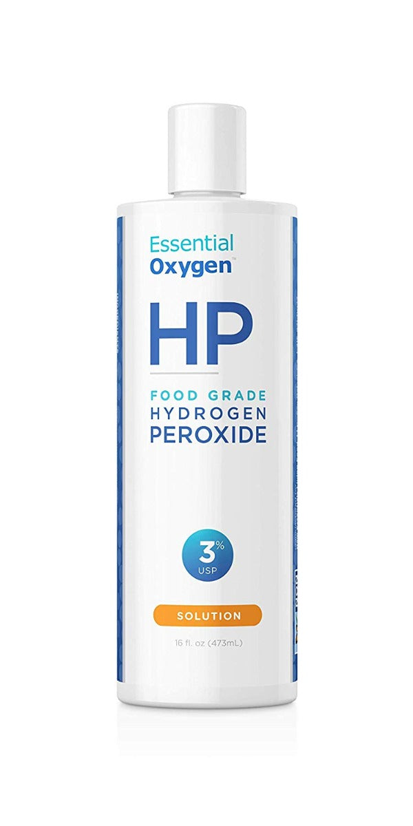 Essential Oxygen Hydrogen Peroxide Food Grade 3% USP 16 fl oz