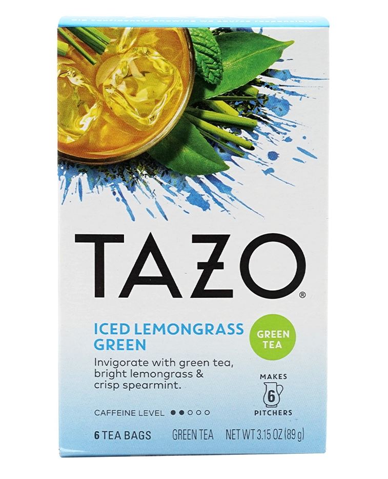 TAZO TAZO, Iced Lemongrass Green Tea 3.15 oz
