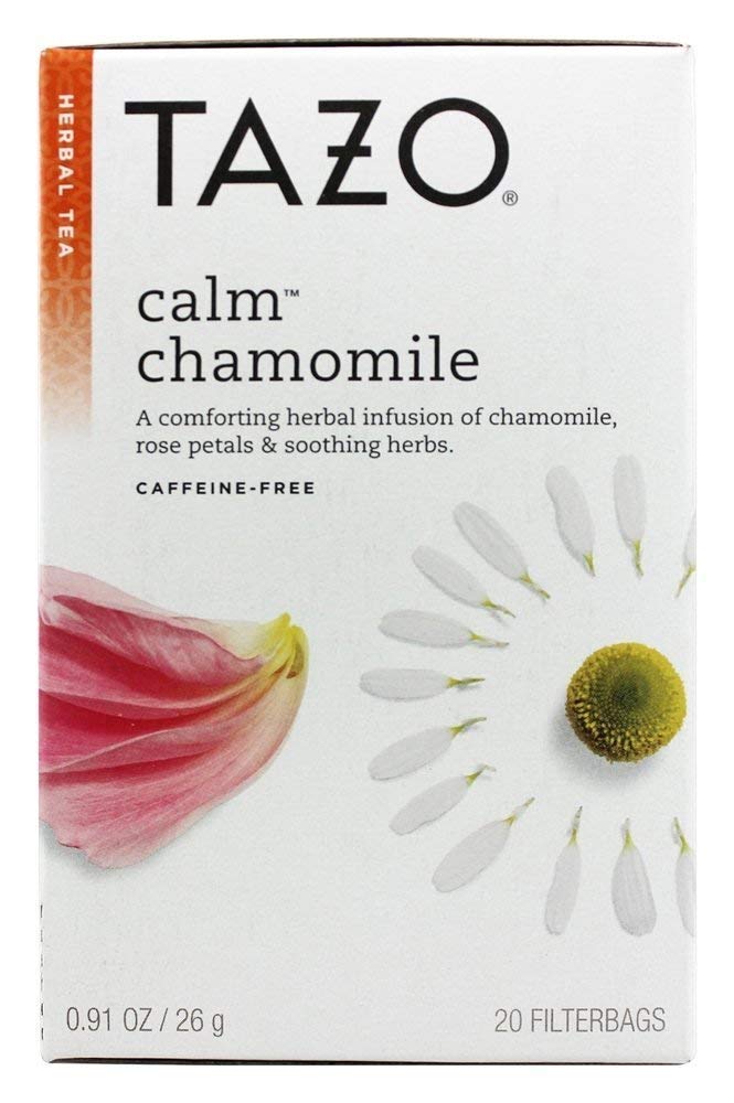 TAZO Herbal Tea Calm Chamomile Caffeine-Free 20 Filter Bags
