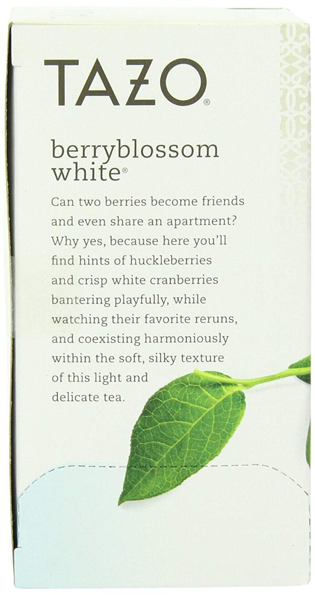 TAZO Flavored Berryblossom White Tea 20 Filter Bags