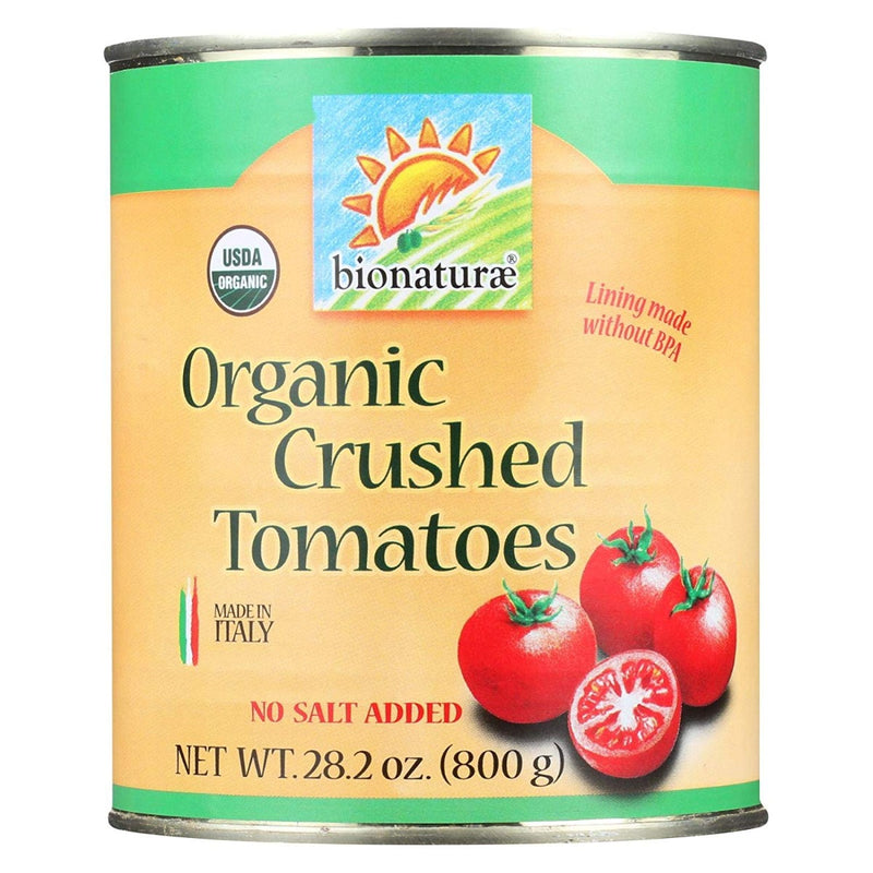 Bionaturae Organic Crushed Tomatoes No Salt Added 28.2 oz
