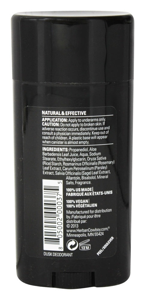 Herban Cowboy Maximum Protection Deodorant Dusk 2.8 oz