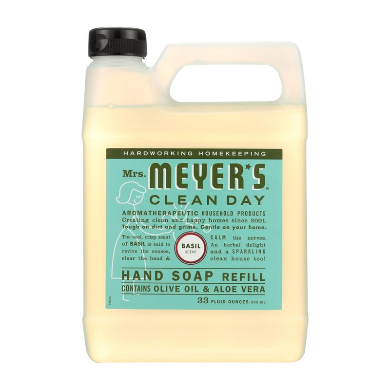 Mrs. Meyer's Hand Soap Refill Basil Scent 33 fl oz