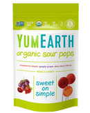 Yum Earth Organic Sour Pops Assorted 14 Pops