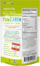 Yum Earth Organic Sour Pops Assorted 14 Pops