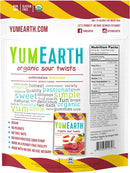 Yum Earth Organic Sour Twists Watermelon Lemonade 10 Packs