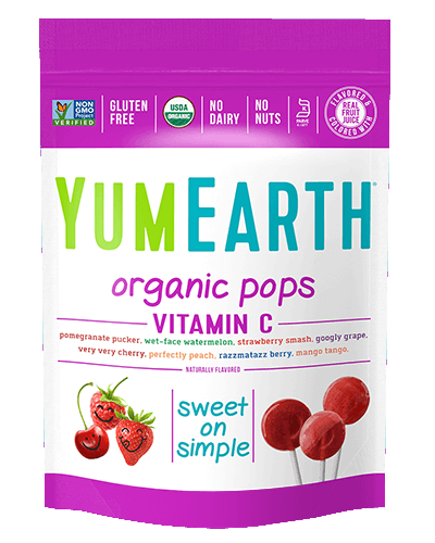 Yum Earth Organic Vitamin C Pops 14 Pops
