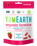 Yum Earth Organic Licorice Strawberry 5 oz