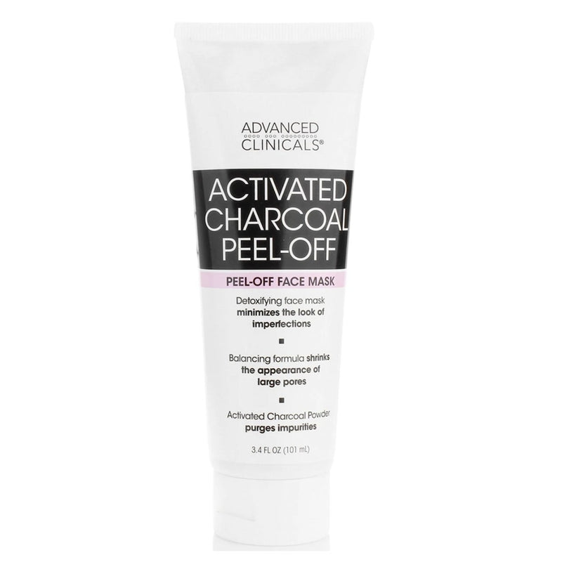 Advanced Clinicals Activated Charcoal Peel-Off Face Mask 3.4 fl oz
