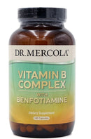 Dr. Mercola Vitamin B Complex with Benfotiamine 180 Capsules