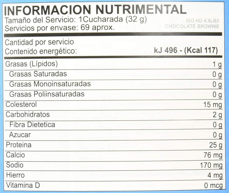 BPI Sports ISO HD Chocolate Brownie 4.9 lb