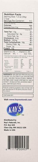 KAY'S NATURALS Protein Cereal French Vanilla 9.5 oz