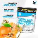 BPI Sports Green Tea + Beetroot + Fiber + MCTs Tangerine Ice 11.64 oz