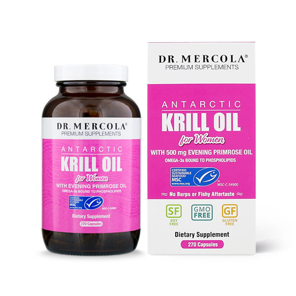 Dr. Mercola Antarctic Krill Oil for Women 270 Capsules