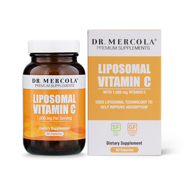 Dr. Mercola Liposomal Vitamin C 1,000 mg 60 Capsules