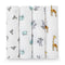 Aden and Anais Muslin Swaddle Blanket Jungle Jam 4 Blanket Pack