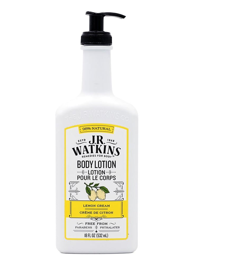 J.R. Watkins Daily Moisturizing Lotion Lemon Cream 18 fl oz