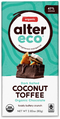 Dark Salted Coconut Toffee Organic Chocolate Bar 2.82 oz