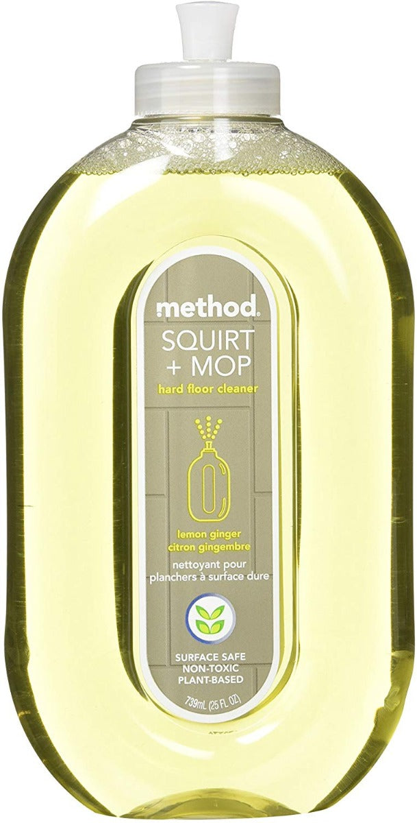 Method Squirt + Mop Hard Floor Cleaner - Lemon Ginger - 25 oz