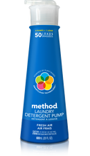 Method 8X Laundry Detergent Pump Fresh Air 50 Loads 20 fl oz
