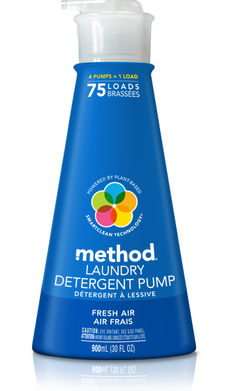 Method 8X Laundry Detergent Pump Fresh Air 75 Loads 30 fl oz