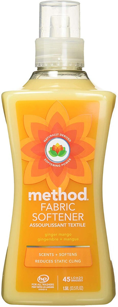 Method Fabric Softener Giner Mango 45 Loads 53.5 fl oz