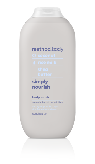 Method Body Wash Simply Nourish 18 fl oz