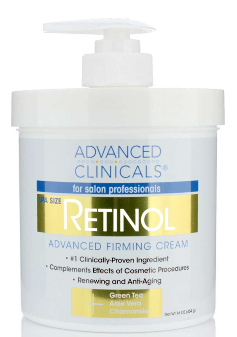 Advanced Clinicals Retinol Advanced Firming Cream 16 oz