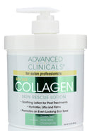 Advanced Clinicals Collagen Skin Rescue Lotion 16 oz