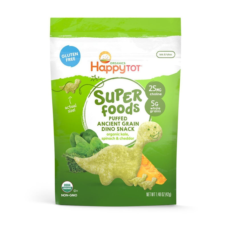 Happy Family Super Foods Organic Kale Spinach & Cheddar 1.48 oz
