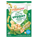Happy Family Love My Veggies Chickpea Straws Organic Cheddar & Spinach 1.25 oz