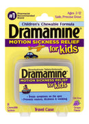 Dramamine Motion Sickness Relief for Kids 8 Chewable Tablets