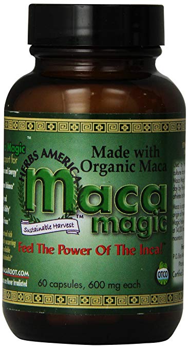Maca Magic Organic Maca Magic 600 mg 60 Capsules